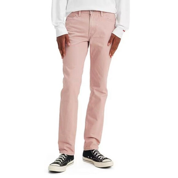 Levis NWT Men’s Adobe Rose Pink 511 Jeans Slim Ease Size36 / 34
